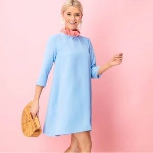 Tuckernuck Pomander Place Sky Blue Color Block Daphne Dress